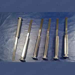 ชุดเครื่องมือผ่าตัดกระดูกออร์โธปดิกส์คุณภาพสูง ทำจากเหล็กกล้าไร้สนิม ประกอบด้วยสิ่วตัดกระดูก 5 ชิ้น - Product Image 2