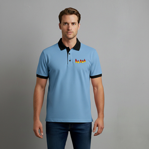 Nueva Camiseta de Verano Casual para Hombre, Manga Corta, Color Sólido, Logotipo Personalizado Impreso, Tejido Anti-Pilling de Primera Calidad - Product Image 4
