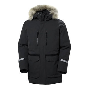 Custom Logo Oversized Style Men's Parka <b>Jacket</b> with Zipper Closure Wholesale High Quality Customized Warm Durable Hooded Winter - Product Image 5