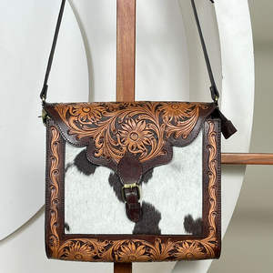 Nouveau Sac à Main Femme en Cuir de Vachette Fait Main par des Fabricants, Design de Luxe, Haute Qualité, Style Vintage, Sac à Bandoulière pour Femmes - Product Image 4