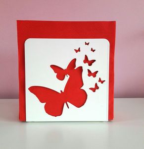 Classic Premium Handmade Metal Napkin Holder Custom Color for Modern Kitchen Counters <b>Dining</b> <b>Tables</b> Stylish Cafe Accessories - Product Image 4