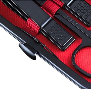 ชุดตัดเล็บมืออาชีพ 7 ชิ้น สีดำ พร้อมที่ตัดหนัง คีมตัดเล็บ กรรไกรตัดเล็บ แหนบ มีดทำเล็บเท้า สแตนเลส สำหรับเล็บเท้า - Product Image 4