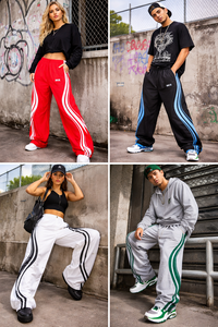 Unisex Piping Outdoor Mountain Ultra-<b>light</b> Weight Men's pants Casual Mid Waist Pants Waterproof & Windproof Drawstring Closure - Product Image 5