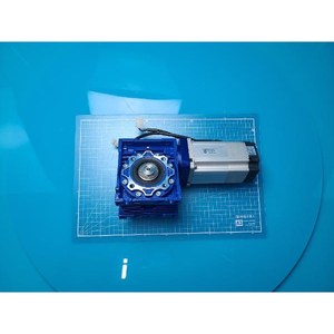 EUGENE TECH <b>Worm</b> Reducer + Servo Motor NMRV 050+MSMD082S1T Servo Motor <b>Gear</b> Reducer Assembly Used As Is Legacy Semiconductor E - Product Image 5