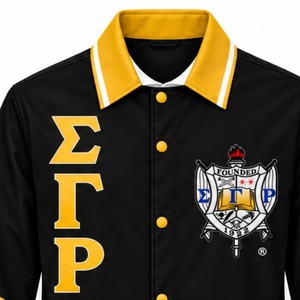 Veste coupe-vent Sigma Gamma Rho pour femme, imprimée sur mesure, pour sororité grecque, vêtement de sport décontracté, vente en gros - Product Image 3