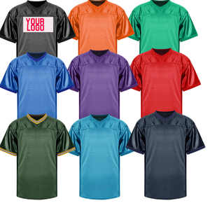Couleurs personnalisées vierge de qualité supérieure personnalisez le nom et le numéro de votre équipe, cadeau pour les fans, maillot de football américain pour jeunes adultes S-6XL - Product Image 4