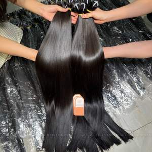 Extensiones de mechones de cabello humano alineados de cutícula superventas de alta calidad sin enredos de hueso trama recta vietnamita al por mayor - Product Image 2