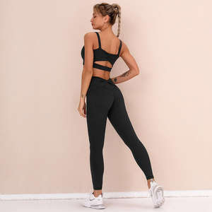 Ropa de Yoga de Fábrica OEM, Ropa Deportiva Suave, Elástica y Transpirable para Mujer, Entrenamiento Físico y Exportación a Todo el Mundo - Product Image 5