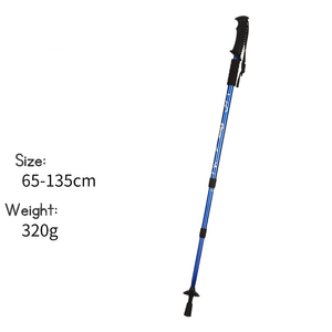 Storage Bag Trekking <b>Pole</b> Collapsible Tri-fold Trekking Hiking <b>Poles</b> <b>Light</b>-weight Collapsible Walking Stick Anti-Shock - Product Image 4