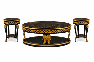 Sofá Barroco de Estilo Europeo para 8 Personas con Juego de Mesa, Sofá Real Tallado a Mano, Fabricante y Exportador de Muebles para Hogares en EE. UU. - Product Image 6