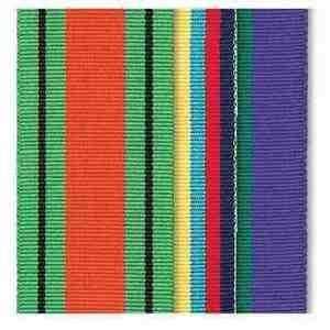 High Quality Bars Service Medal Decoration <b>Ribbon</b> Wholesale Moire Effect in Ceremony Colors OEM - Product Image 4