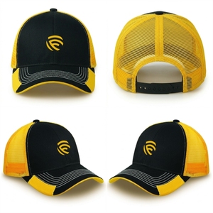 Casquette Trucker personnalisée à 5 panneaux, casquette de baseball vierge avec dos en maille, casquettes en maille de haute qualité à couleur contrastante, casquettes de sport - Product Image 6