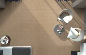 กระเบื้องบุผนังเซรามิกเทราลิโน แคมบริก กระเบื้องปูพื้นพอร์ซเลนขัดเงา FT ขนาด 600x1200 มม. กระเบื้องเคลือบผิวลายผ้า สำหรับตกแต่งภายใน - Product Image 3