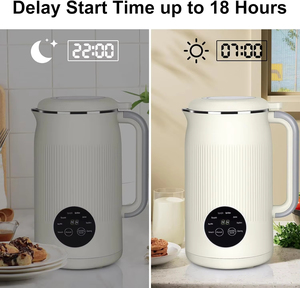 Electric Soybean Milk Machine US EU <b>Plug</b> Household Hotel Use Stainless Steel Touchpad Control 1.5L <b>C</b> - Product Image 6