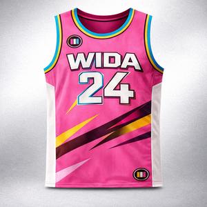 Camisetas de Baloncesto Personalizadas 2026, 100% Poliéster, Transpirables, de Secado Rápido, Corte Ajustado, Uniformes de Equipo Unisex al por Mayor, Lisas - Product Image 2