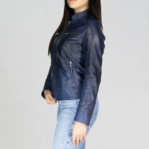 <b>Leather</b> <b>Jacket</b> Women <b>Long</b> Sleeve Crop Tops <b>Jacket</b> For Women High Quality <b>Jacket</b> For Winter Casual Wear - Product Image 4