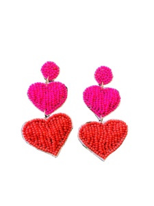 Pendientes colgantes con bordado de flores vintage ecológicos tejidos a mano, joyería personalizada inspirada en la naturaleza para fiestas de moda - Product Image 2