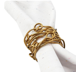 Anillos de Servilleta de Metal con Forma Personalizada, Anillos de Servilleta Elegantes, Porta Servilletas Personalizados de Fábrica para Bodas, Hoteles y Restaurantes - Product Image 1