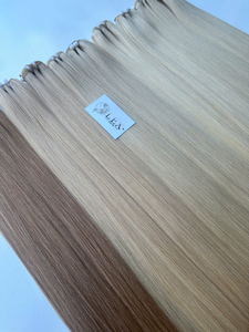 Raw <b>Hair</b> Extensions Weft bundle Blonde <b>Hair</b> <b>Strands</b> Double Drawn Machine Double Weft Vietnamese <b>Hair</b> Raw <b>Hair</b> - Product Image 3