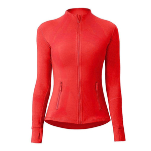 Comfortable women's full sleeve <b>yoga</b> <b>jacket</b> crafted with premium fabric offering flexibility durability and stylish performance - Product Image 5