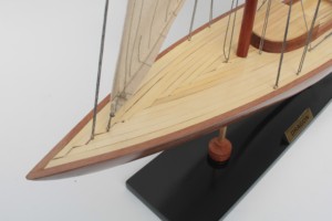 DRAGON CLASSIC YACHT MODEL <b>WHITE</b> PAINTED Wooden Handicrafts Freestanding Feng Shui Home Decoration Christmas - Product Image 3