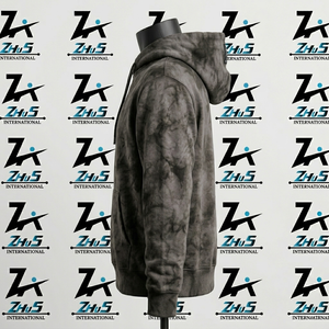 Sweat-shirt à capuche tie-dye pour homme, coupe classique, en molleton bouclette, décontracté, pour l'automne, marque privée - Product Image 3