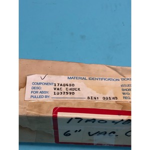 อีตัน17A0480A Vac Chuck, 6? อุปกรณ์และชิ้นส่วนเซมิคอนดักเตอร์มรดกระดับโลกที่149245เชื่อถือที่ - Product Image 6