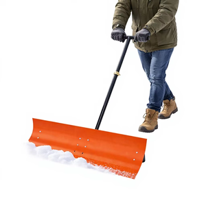 Pousse-neige à poignée en T réglable, pelle à neige professionnelle en métal, déneigeur manuel pour trottoirs ODGWTO001 - Product Image 1