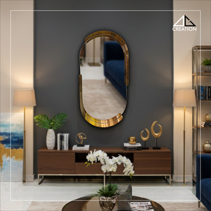 Mueble de Baño con Marco de Acero Inoxidable con Recubrimiento PVD de Larga Duración, Elegante e Irregular - Product Image 6