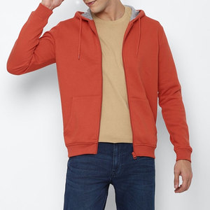 Best Selling New Boxy Heavyweight Mens Zipped Hoodie Custom 100% Cotton Embroidery Hoodies for Man - Product Image 2