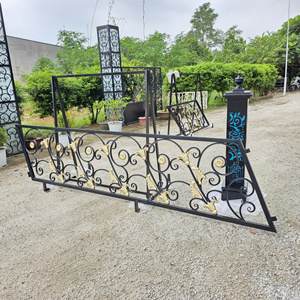 Rampe de balcon en fer forgé de haute qualité pour les maisons – Design extérieur durable, résistant aux intempéries et élégant - Product Image 4