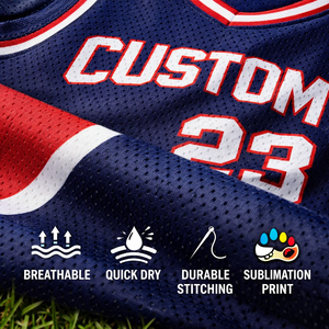 Uniforme de Baloncesto Personalizado para Equipos y Ligas, de Secado Rápido, Transpirable, 100% Poliéster, con Nombre y Número del Jugador Sublimados - Product Image 3