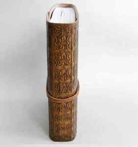 Embossed Tree of Life <b>Leather</b> Journal | Refillable Writing Notebook with Wrap Closure | Blank <b>Diary</b> for Travel, Sketching & Gift - Product Image 6