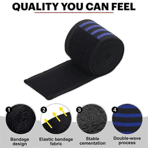 Soporte de Rodilla Deportivo Transpirable, Ajustable, Portátil y Plegable, Unisex, para Fisicoculturismo, Entrenamiento, Gimnasio, Levantamiento de Pesas y Sentadillas - Product Image 5