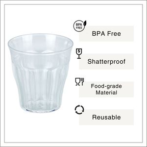 [Holar] Vaso de Plástico Tritan de 7oz, Irrompible, Libre de BPA, Fabricado en Taiwán, para Catering y Hostelería - Product Image 2