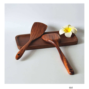 Cuchara de Servir de Madera con Forma de Corazón, Estilo Chino Clásico, para Café, Comida, Campamentos, Bodas y Regalos - Product Image 4