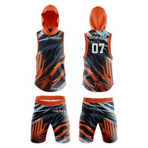 7v7 Custom Breathable <b>Compression</b> Flag Football Uniform for Adults Sleeveless 100% Polyester Quick Dry Elastic Waist - Product Image 4