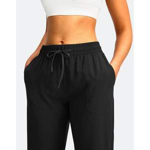 2025 femmes ample léger Capri pantalon avec poches jambe large décontracté randonnée voyage pantalon - Product Image 2