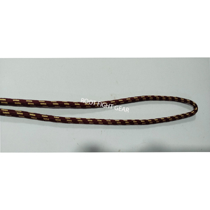 Cordón táctico de hombro de seda y algodón de primera calidad, color granate, hecho a medida con material personalizable - Product Image 6
