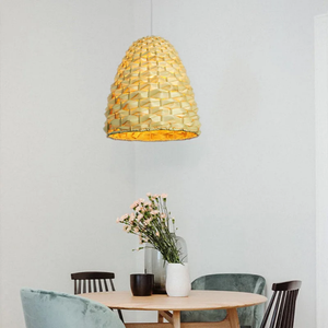 โคมไฟห้อยเพดานไม้ไผ่ ดีไซน์ใหม่ยอดนิยม สำหรับตกแต่งร้านอาหาร บาร์ คาเฟ่ - Product Image 4