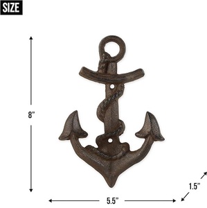 Rustic Metal Flower <b>Hook</b> Handmade Wall Mount <b>Single</b> <b>Hook</b> For Clothing Decorative Garden Style - Product Image 4