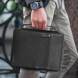 Wholesale Adimani Genuine Leather <b>Bible</b> Zipper <b>Case</b> Custom Logo Christian Book Cover Handmade Travel Pouch OEM Model - Product Image 1