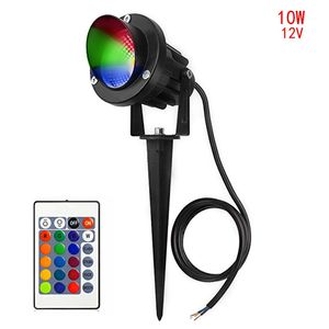 10W RGB LED COB <b>Landscape</b> Lamp Waterproof Garden Walkway Lawn Spike Spot <b>Light</b> DC Power Supply Self Pick-up Orders Welcome - Product Image 1
