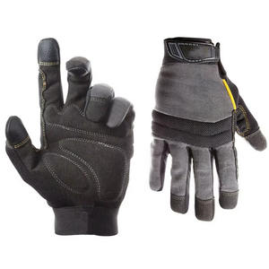 Gants de mécanicien en cuir et tissu élastique, style populaire, en promotion, pour l'automobile - Product Image 1