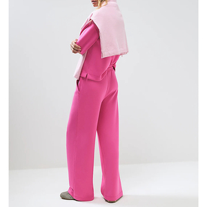 Top Selling Cotton Fleece fabric Made Summer Autumn Wear Loungewear Sets For Women Custom Made 2 Piece Lounge Set In Low MOQ - Product Image 3