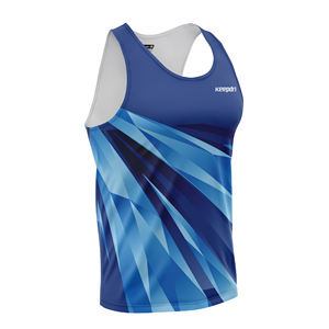 Custom Unisex Sportswear <b>Tank</b> Top Breathable Four-Way Stretch Quick Dry Sublimation Printed OEM Service Team Running Activewear - Product Image 2