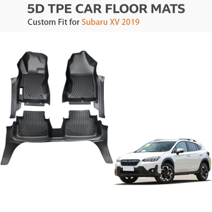 Full <b>Set</b> Car Floor Mats for Subaru XV Crosstrek LHD 2019 Car Mats All Weather TPE Plastic Car Floor Mat Liner - Product Image 1
