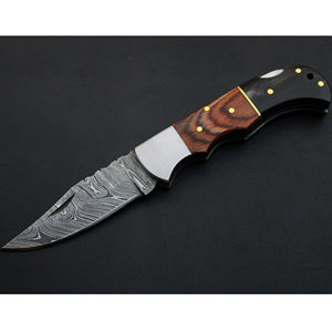 Cuchillos plegables para aventuras al aire libre con hoja de acero inoxidable y sistema de bloqueo seguro para un uso diario confiable y seguro en el campo. - Product Image 3