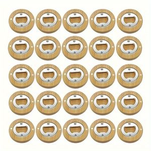 Set di 20 Apribottiglie Magnetici in Bambù Fai-da-Te, Magneti per Frigorifero, Bomboniere per Matrimonio - Product Image 6