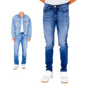 Jeans de Mezclilla para Hombre Hechos a Medida, 100% Algodón, Lavado a la Piedra, Cintura Media, Corte Recto, Casuales, Transpirables, Ligeros, para Verano, Otoño e Invierno - Product Image 2